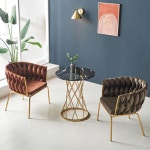 고급 원탁 인조대리석 원형 테이블 골드스틸 600 커피테이블 예쁜 고급스러운 카페 : 온리큐