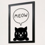 [꾸밈] pb156-검은고양이네로_투명액자 : 핫트랙스