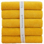 코튼하모니 프리미엄 호텔수건 200g 40수 코마사 골드 옐로우 10개 옐로우 × : 멍균관