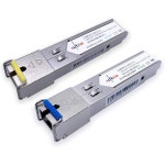 Elfcam® 1Piar 1.25G SFP 모듈 싱글 모드광학 포트 SCUPC 모드 포함 DDM 10km LC/UPC Port : 더플C4