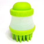 I81 거품 샤워브러쉬 그린 애견빗 강아지빗 애견미용빗 강아지빗 애 : CK0104
