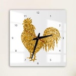 [꾸밈] af868-아크릴시계_풍수황금닭01 : 핫트랙스