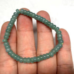 2024 염주팔찌 흑요석 묵주 여성용 천연 옥 스톤 비즈 팔찌 보석 쥬얼리 선물 : 폭스통상