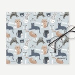 [디자인아지트] 주문제작안경닦이 패턴 고양이를부탁해 : 핫트랙스