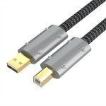 케이블, DAC Monosaudio 데이터 오디오 도금 DAC AB 애호가 Formula OFC 실버 오디오 하이엔드 금도금 B2.0 A-B USB USB 디코더 프린터... 