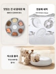 파이완 자동급이기 애견습식간식 동결건조 스마트타이밍정량식공기 강아지용식기 고양이용공기 : 슈아라오포
