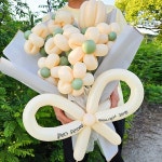 요술풍선 / 긴풍선 DIY 풍선공예 튤립 꽃다발 풍선 만들기 꽃풍선재료 그린 10개 : 파티붕붕