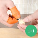 이루우리 1+1 스테인레스 엄지칼 마늘까기 주말농장 야채수확 : IROOWOORI