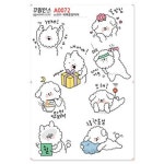 [꾸밈] A0072-꾸밈인스스티커_귀여운강아지 : 핫트랙스