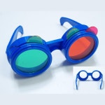 4색 필터안경 색의혼합 색상 학습 교구 관찰 교재 연구 과학 원리 실험 : urbangreen