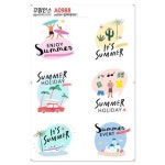 [꾸밈] A0988-꾸밈인스스티커_썸머데이01 : 핫트랙스