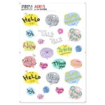 [꾸밈] A0815-꾸밈인스스티커_하이톡톡 : 핫트랙스