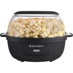 West Bend 교반기 Crazy Hot Oil Popper 큰 서빙 볼 뚜껑과 교반봉이 있는 팝콘 메이커 기계 6Qt Black : 돈비영투