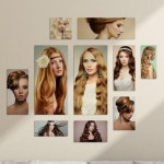 [꾸밈] pf011-멀티액자_아름다운헤어스타일 : 핫트랙스