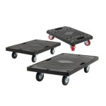 가전제품 무거운짐 운반카트 대차 사각달리 검정 특대 보관편리 : 에이알마켓