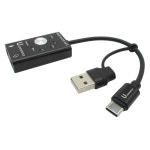 유커머스 멀티 USB & Type-C 사운드카드 (UC-CP129) : 조이쿨스토어