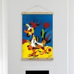 [꾸밈] th267-우드스크롤_60CmX90Cm-호안미로명화2 : 핫트랙스