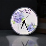 [꾸밈] ng001-LED시계액자25R_아름다운꽃 : 핫트랙스