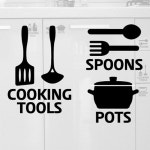 [아빠곰 스티커] 아빠곰스티커주방수납스티커시리즈 : 핫트랙스