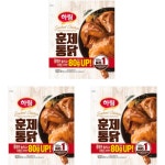 (냉장) 하림 훈제통닭 630g 3개 : 스마트바잉