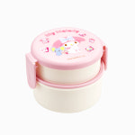 마이멜로디 아이콘 원형 2단 도시락 귀여운 산리오 : veryshop