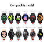 2025 호환 삼성 갤럭시 워치 6 5 프로 4 44mm 40 mm용 도크 충전기 어댑터 젠더 무선 USB 충전 케이블 코드 스탠드 : 고고무역