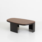 쥬오 로우 낮은 쇼파 테이블 커피 탁자 거실 테이블 좌식 소파 좌탁 가구(월넛) : 벤티스가구