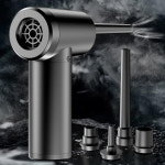 2024 차량청소기 차량용 무선 먼지털이 먼지 송풍기 포터블 휴대용 집진기 충전식 PC 노트북 키보드 : 폭스통상