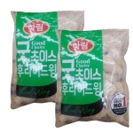맛있는 간식 하림 굿초이스 후라이드 윙 1kg X 2팩 : 솔라팜