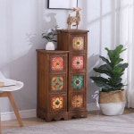 문갑 고가구 장식장 빈티지 거실장 수납장 레트로 엔틱 : 에른