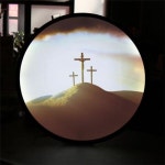 [꾸밈] nr585-LED액자45R_영광의십자가 : 핫트랙스