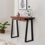 [히트가구] CZ3124 멀바우 원목 서랍테이블 900 2colors : 핫트랙스