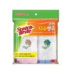 3M 자수 순면 행주 카페 스카치 빨아쓰는 그릇닦는 2매 바리스타 수저 수건 당구장 물수건 흡수잘되는 컵 흰 스팀 마른 물기 브라이트 손 커피... 