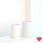 원예용품 고강도 플라스틱 무광 원통형 2호 : y-TWOmart