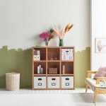 1200 9칸 3단 책장 거실 서재 소품보관 장식장 소품가구 책장수납장 틈새수납 진열장 : 온리큐