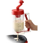 눈금이 있는 수동 밀가루 반죽기 소분기 타코야끼 팬케이크 도넛 빵 만들기 : 금우상회