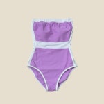 베르 Mellow Tubetop - Lavender 원피스 수영복 : 서프아트