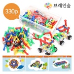 병설유치원 교육기관 어린이 수학사고력 관절 블럭 330P : 1more마켓