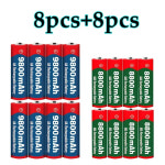 다양한충전건전지배터리 시계 장난감 카메라용 충전식 배터리 1.5V AA 9800 MAh AAA 8800 알카라인 : 팡팡컴파니