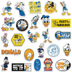 농장동물숫자퍼즐게임비지북 디즈니 귀여운 만화 도널드 덕 그래피티 스티커 노트북 전화 스크랩북 일기 수하물 문구 아이 장난감 50 개... 