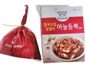 코스트코 종가집 마늘 김치 1.4kg 1+1개 칼국수 라면 겉절이 김치 : 시스뜨라