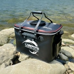 EVA 방수 활어 밑밥 다용도 살림통 대형 40형 원터치 낚시가방 블랙 : 페인트안박사