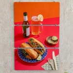 [꾸밈] nx641-멀티아크릴액자_이국적인동남아음식(3단) : 핫트랙스