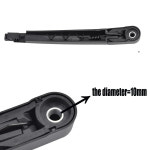 현대 투손 MK3 용 후방 윈드 스크린 와이퍼 암 블레이드 키트 세트 : 엠제이에스샵