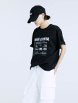 [6월30일예약배송][2nd][뮤제]MUSEE_DANTE Musee Lettering Archive Print Oversized T-shirt_Black : MUSEE ESSENCE