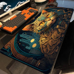 인기만화키보드패드 PC 게이머 귀여운 마우스 패드 게이밍 카와이 고양이 XXL 고속 고무 데스크 매트 대형 애니메이션 키보드 방수 : 팡팡컴파니