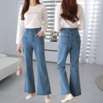 [골피아] 여자 나팔통부츠컷  데님펜츠 바지 : 핫트랙스