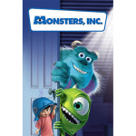 몬스터 주식회사 영화포스터 카페 거실 실내 인테리어장식 벽데코 스티커 대형 띠부 시트지 : 포토판다