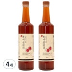 하동감사농원 홍매실원액 750ml 4개 : 양품마마