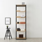 스틸 프레임 5단 수납 드레스룸 선반장 C 600 수납행거 원룸행거 옷방인테리어 옷행거 : 페블디